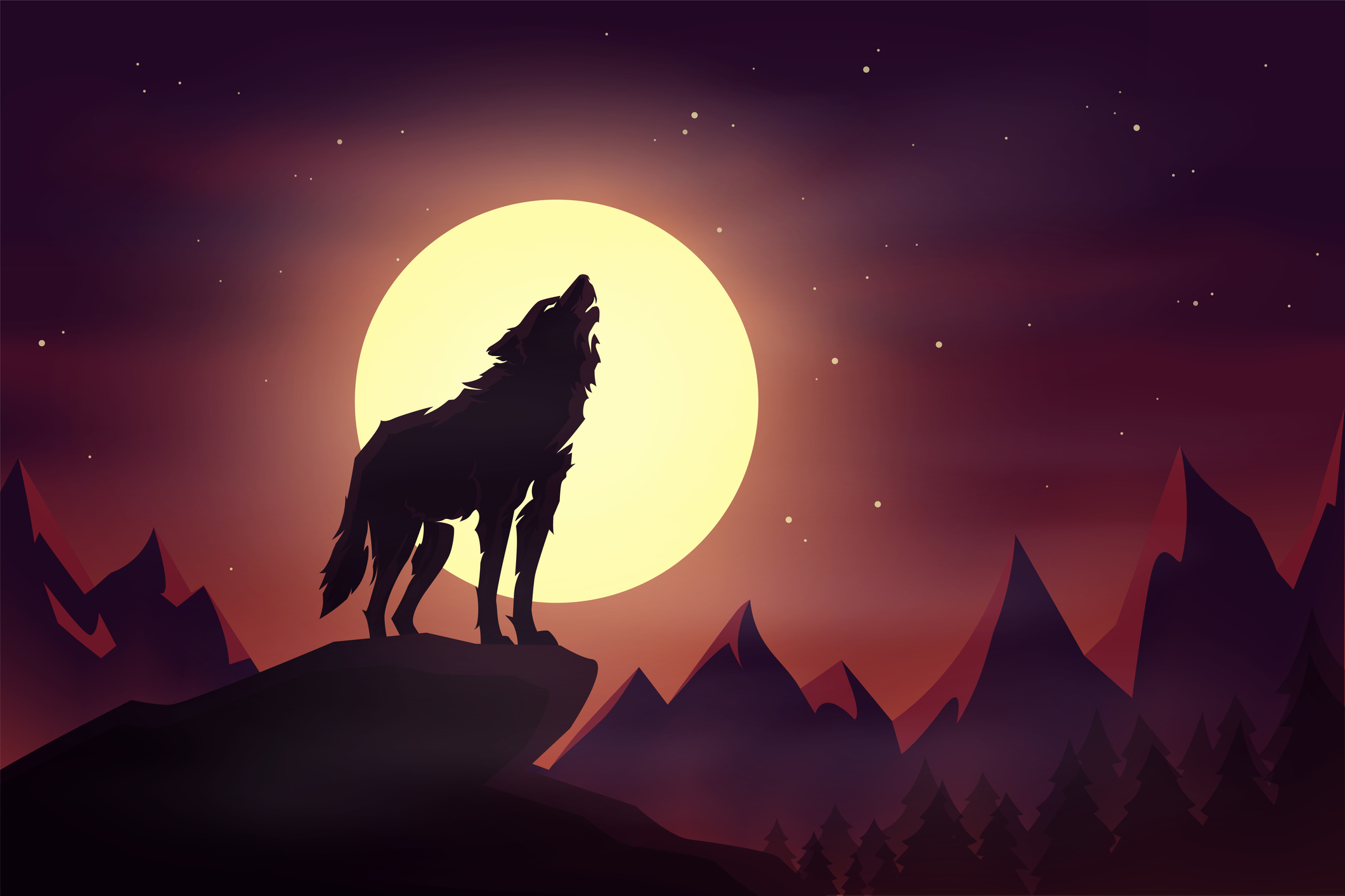 Wolf Moon Gathering Van Cleave Aesthetics